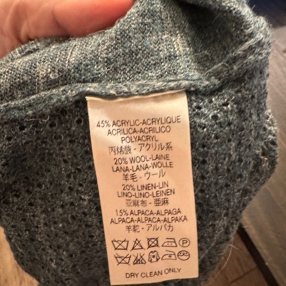 Free People Pullover Sweater Dress - Dark Teal, Cozy & Chic - Alpaca - Size XS - Picture 5 of 5